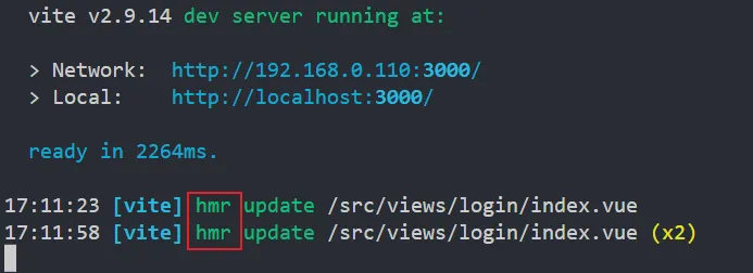 Vite HMR