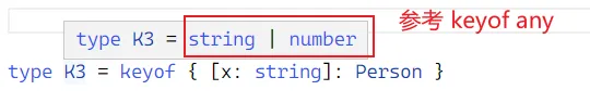 keyof 结果